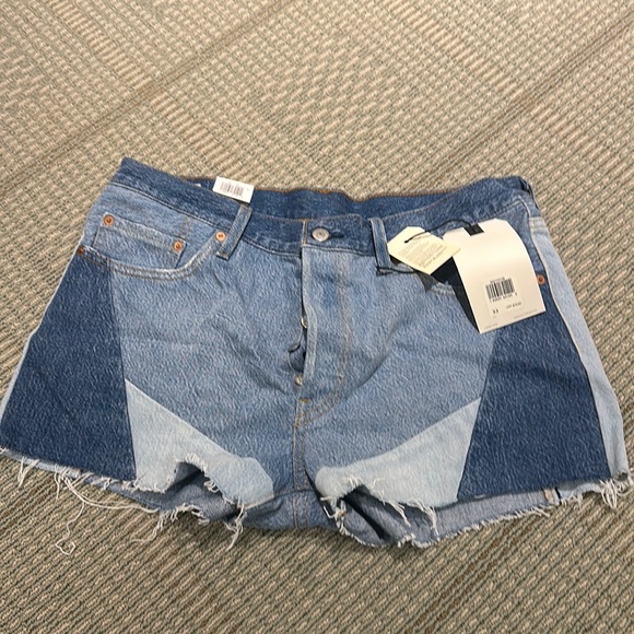 Levi Patchwork Shorts (with tag!) - Picture 1 of 2